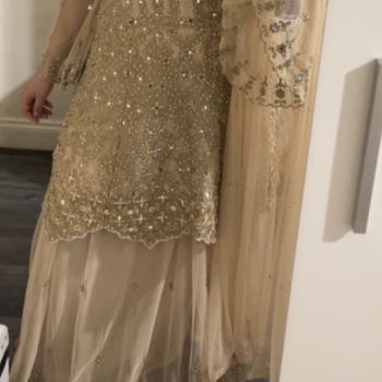 Peach/gold Lengha