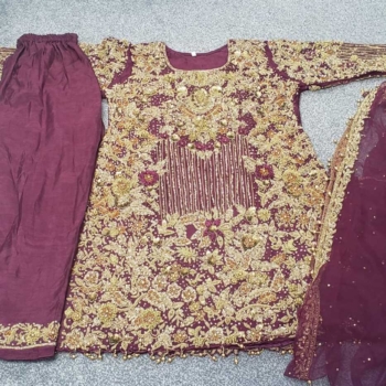 Red wedding clothes
