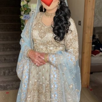 Asian Wedding Bridal Heavy Lengha and Dupatta