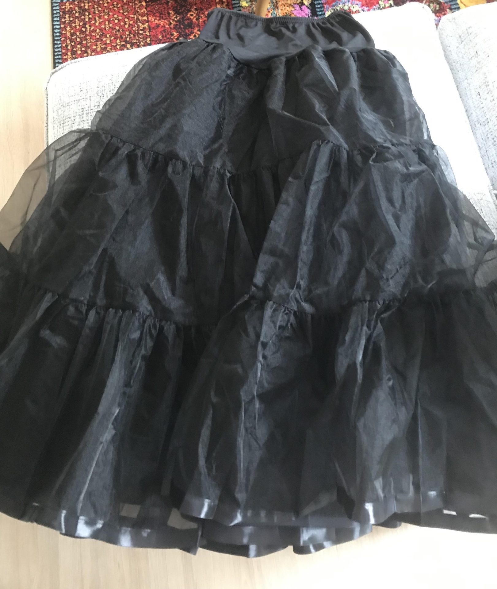 Black can-can skirt for sale