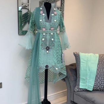 Brand new Asian Indian pakistani belt suit outfit