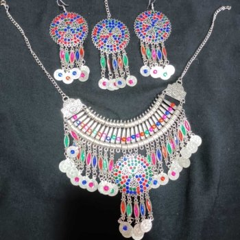 Afghan necklace set