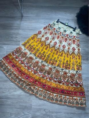 Mehndi skirt