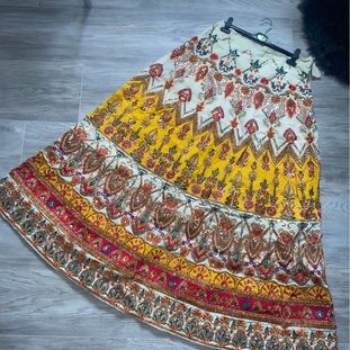 Mehndi skirt