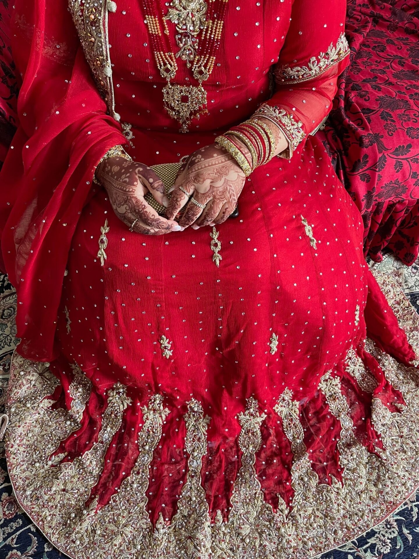 Asian bridal dress