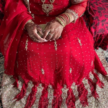 Asian bridal dress