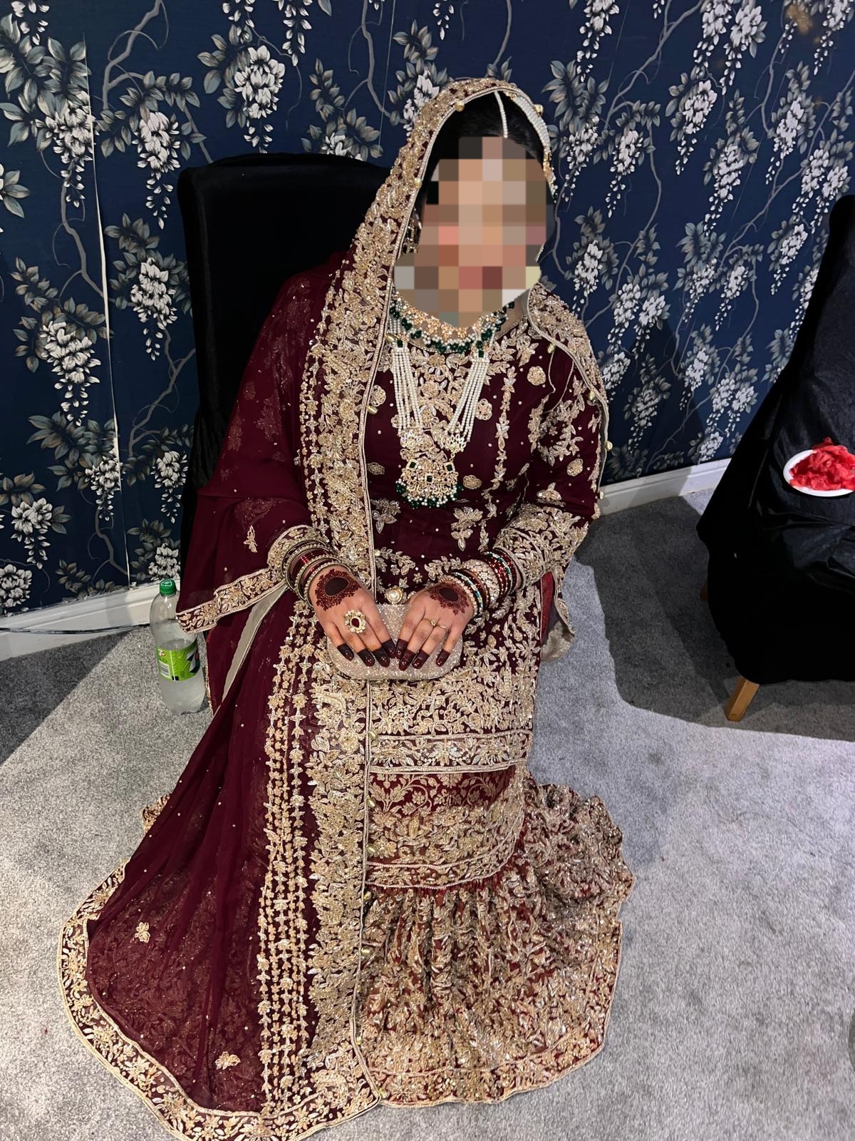 Asian bridal lehenga