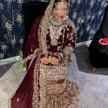 Asian bridal lehenga