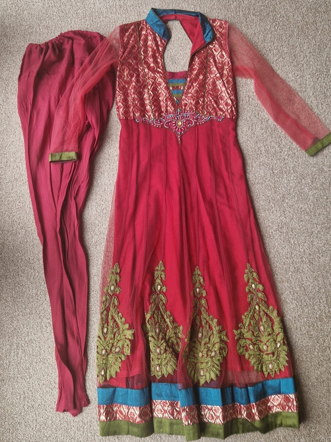 Frock-Style Anarkali with Pajami