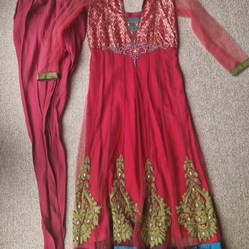 Frock-Style Anarkali with Pajami