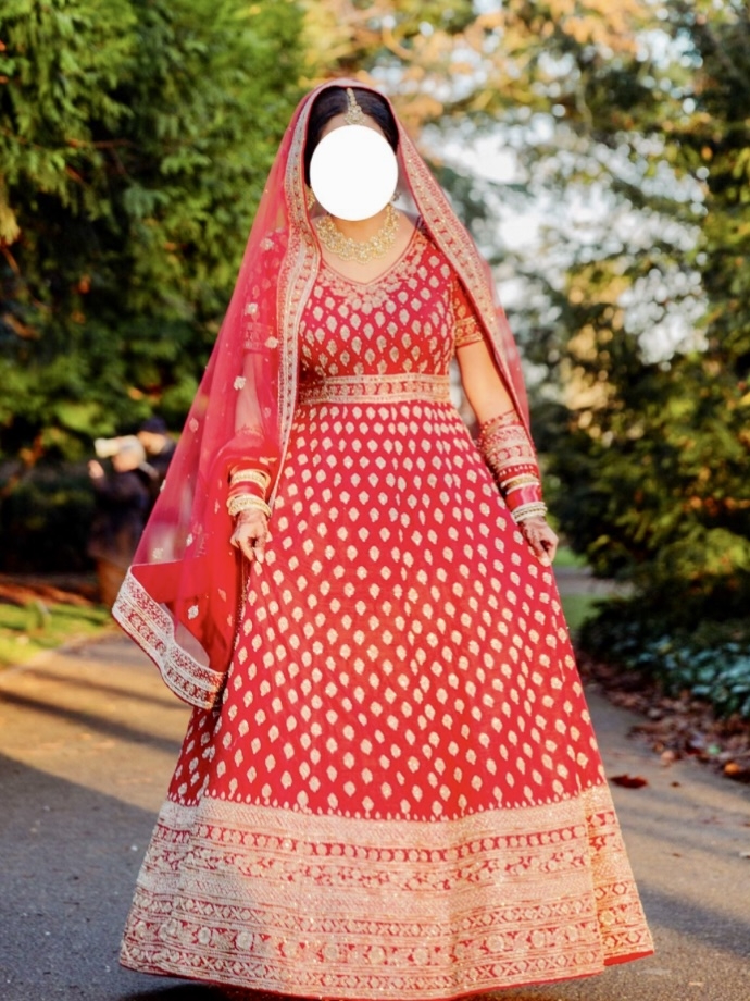 Stunning Red Bridal Gown