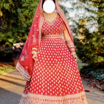 Stunning Red Bridal Gown