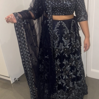 Midnight Blue Lehenga Set