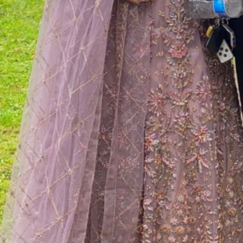 Blue Pakistani Wedding Dress