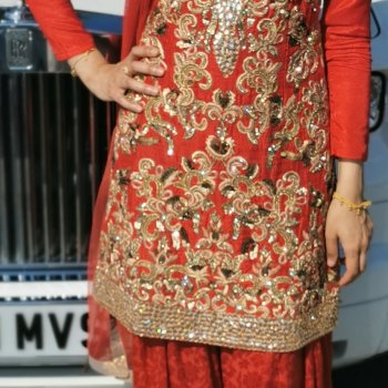 Indian kundan salwar kameez