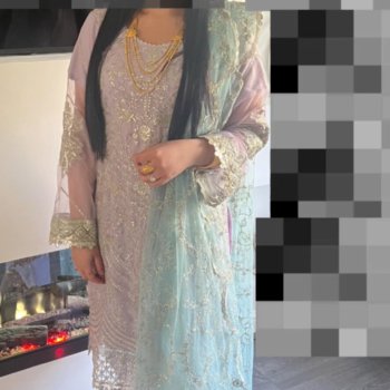 Lilac & mint sequins outfit