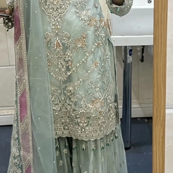 Asian sharara suit