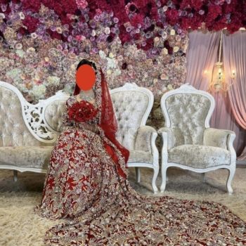 Size 8 RED bridal Lengha