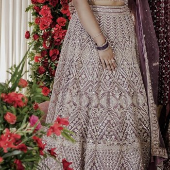 Dusty Pink Lehenga