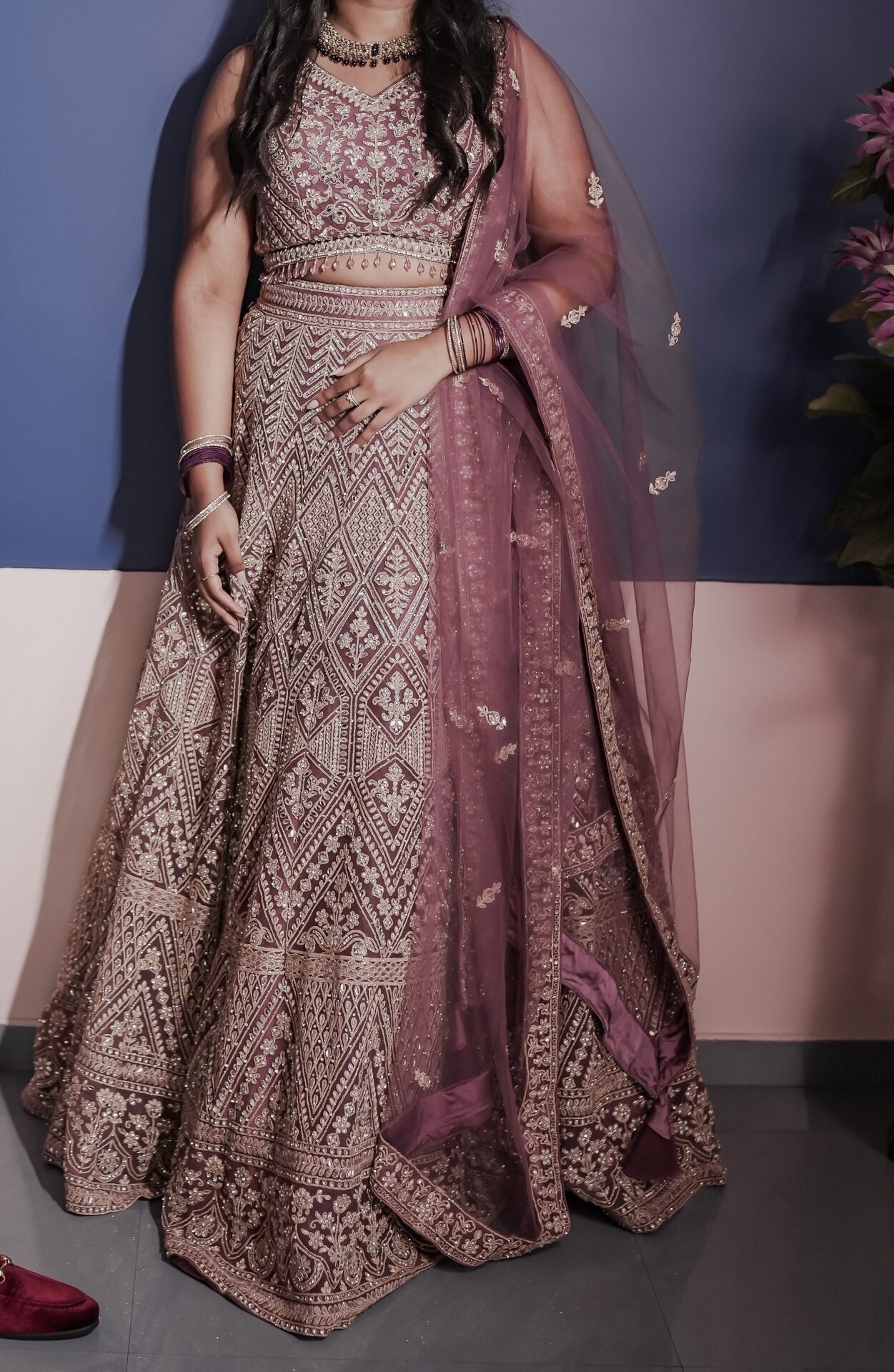 Dusty Pink Lehenga