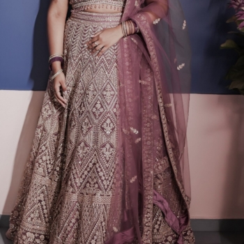 Dusty Pink Lehenga