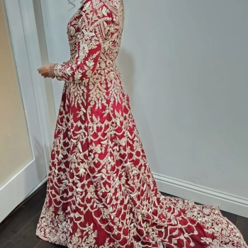 Red Wedding dress