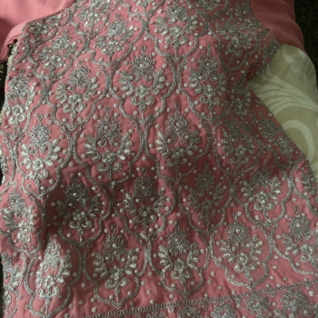 Light pink kameez with shalara