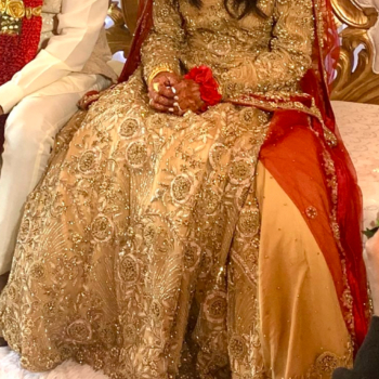 Pakistani wedding dress lehenga