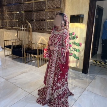 💫 Pakistani Bridal Dress for Sale – Custom Farshi Style | £1950