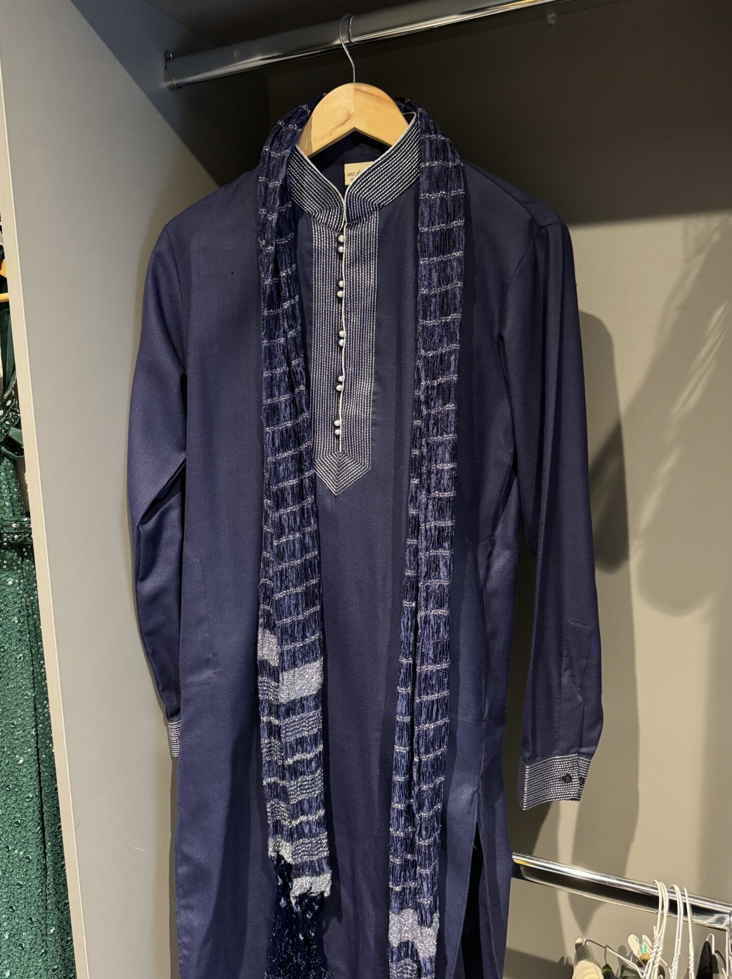 Mens Blue Sherwani