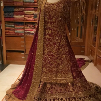 Brand new never worn heavy Shakeels by Zeeshan Danish bridal
