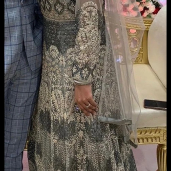 Blue/ grey Walima gown/dress