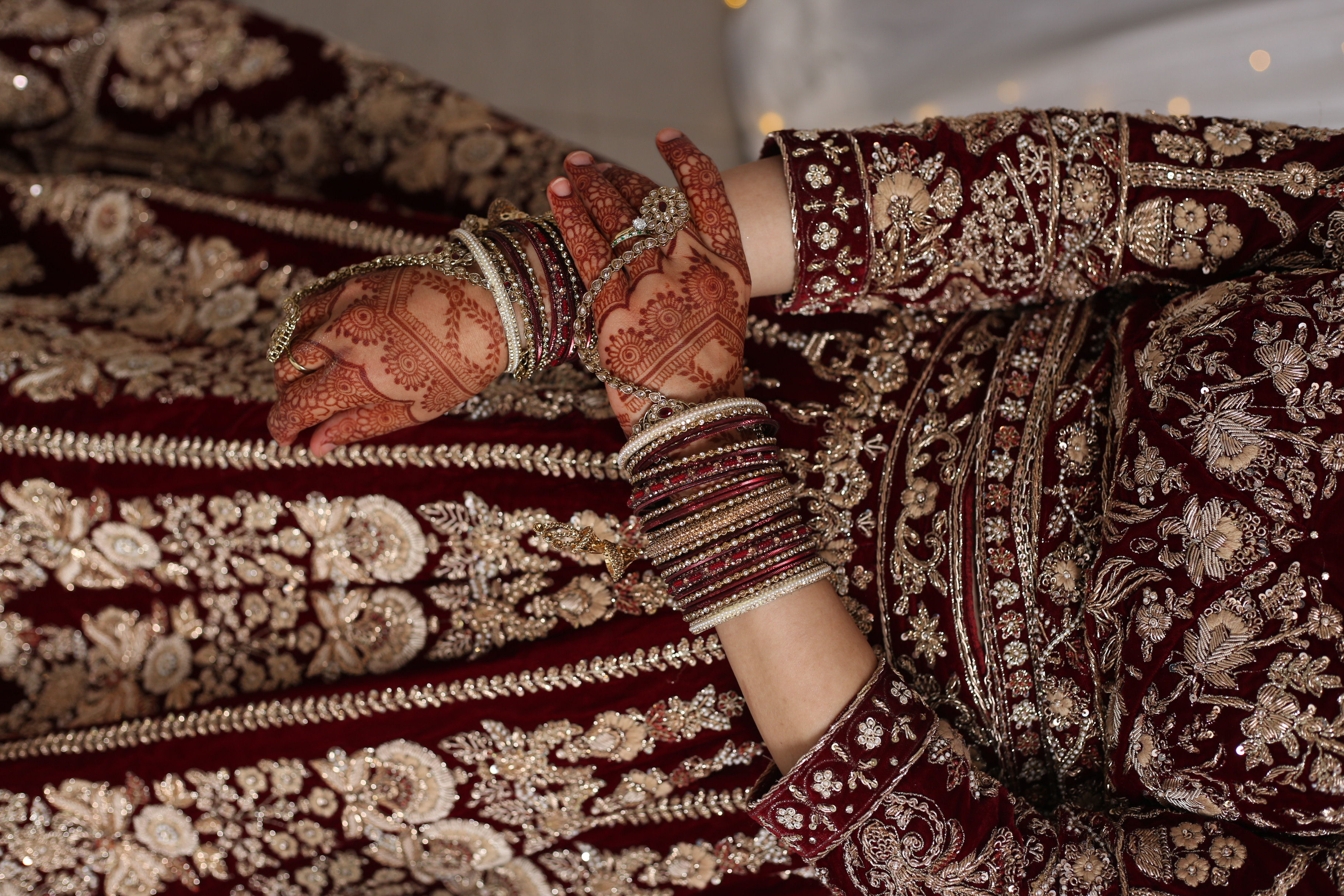 Indian bridal heavily embellished lehenga