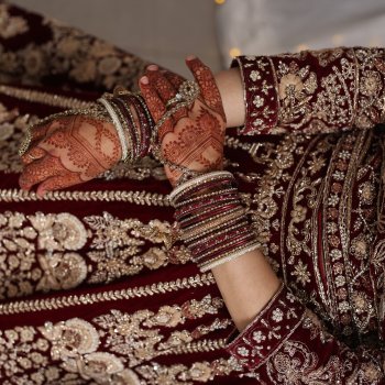 Indian bridal heavily embellished lehenga