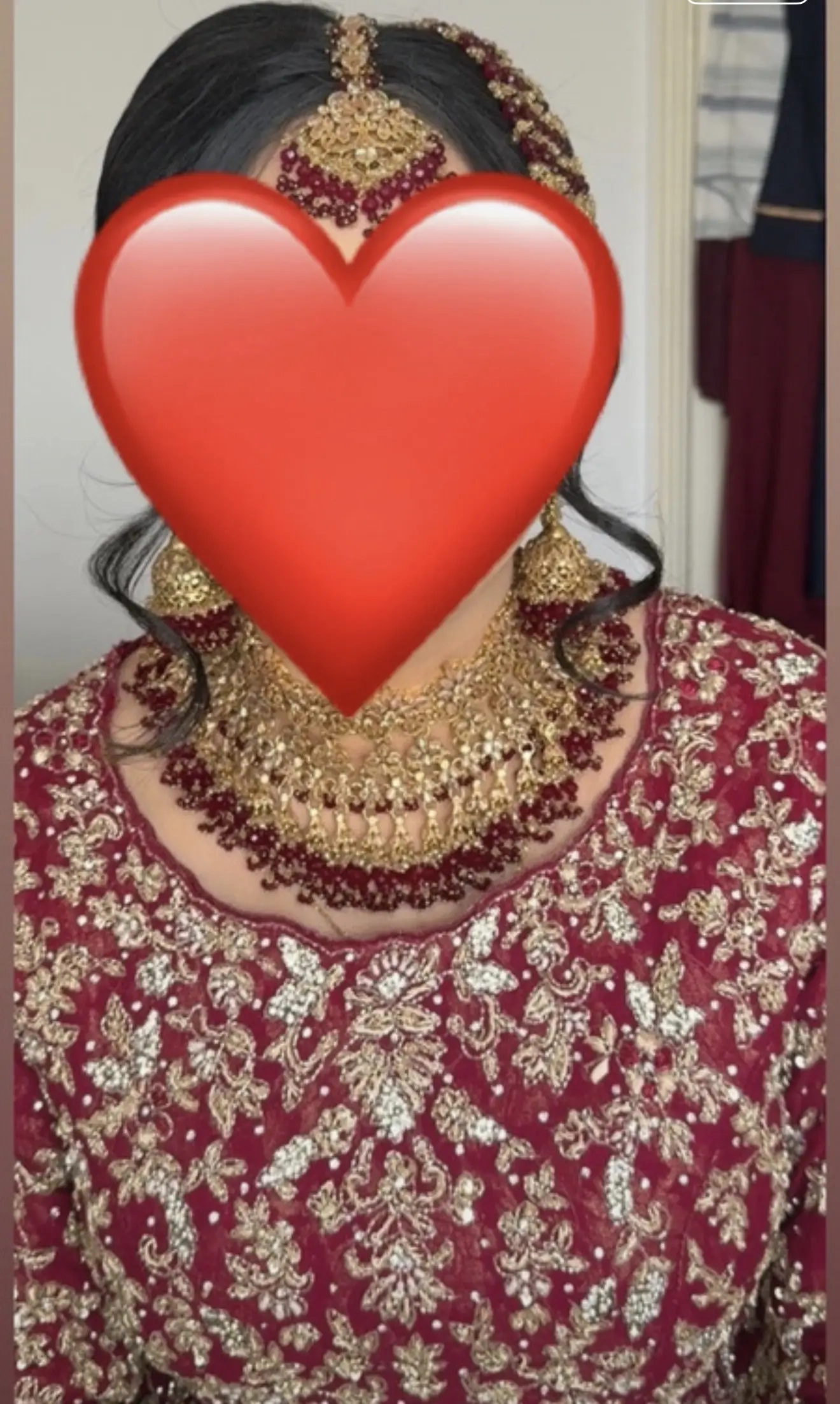 Luxury Red Bridal Lengha with Long Trail – Heavy Hand Embroidery