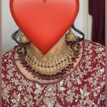 Luxury Red Bridal Lengha with Long Trail – Heavy Hand Embroidery