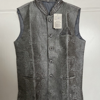 Men’s Grey Waistcoat Jacket – BRAND NEW WITH TAGS – SIZE 36, 38 & 40