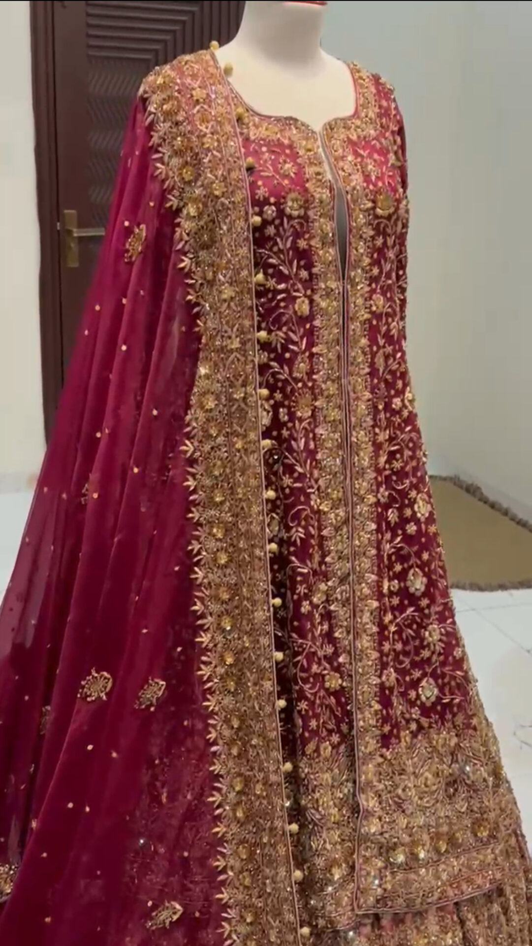 Beautiful zeeshan danish inspired bridal dress