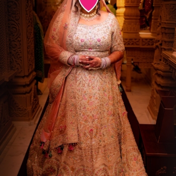 Elegant Pastel Bridal Lengha