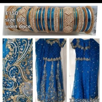 Girls Lengha top and skirt