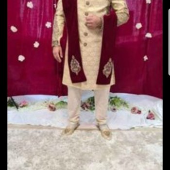 Groom’s Sherwani, size Large