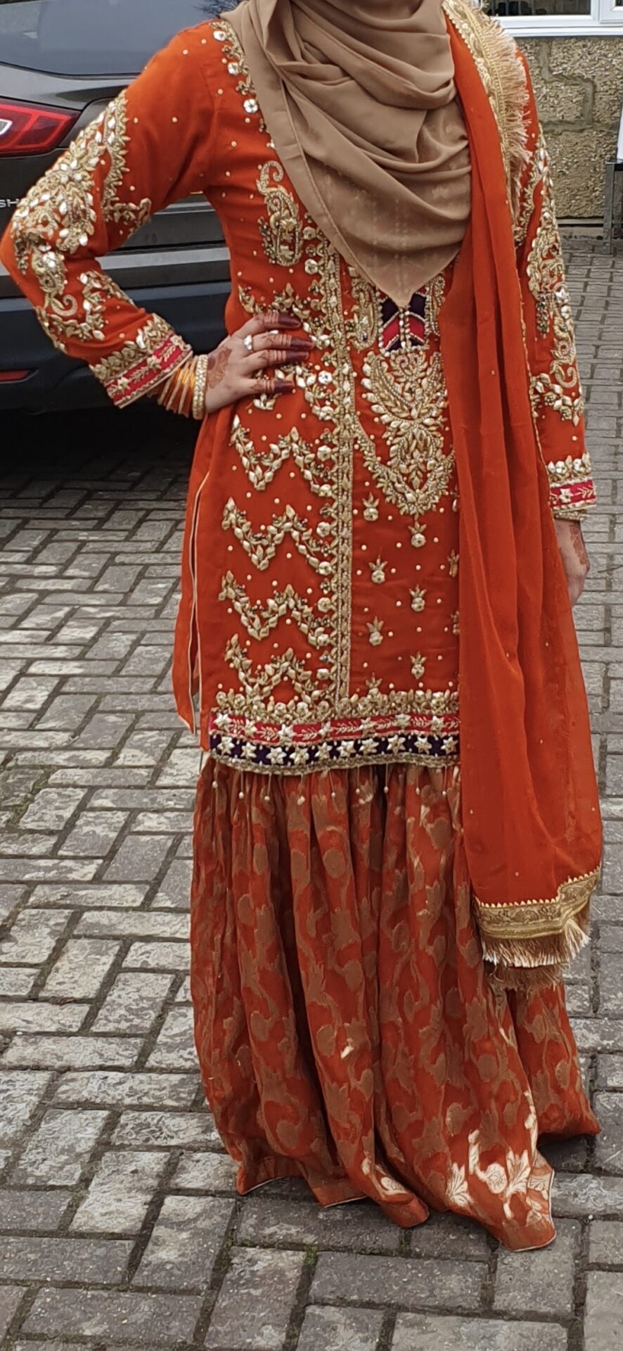 Stunning Mehndi outfit