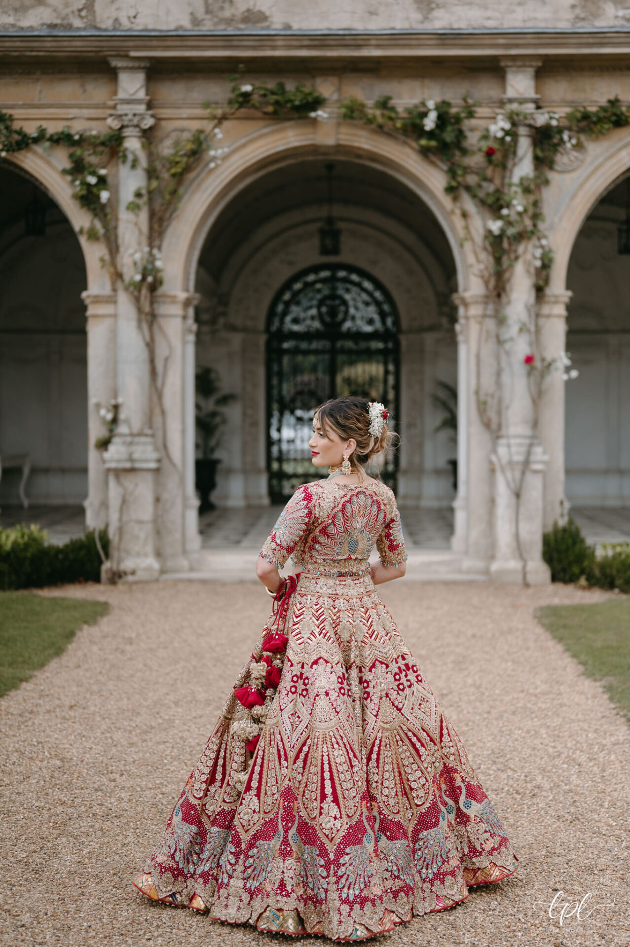 Rimple and Harpreet Red Wedding Lehenga