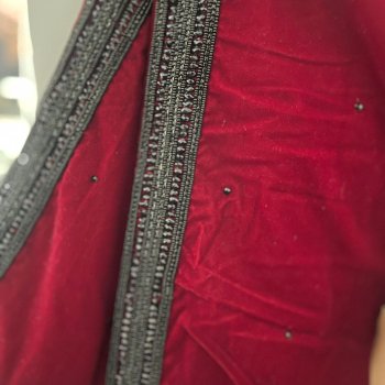 Black open jacket sherwani