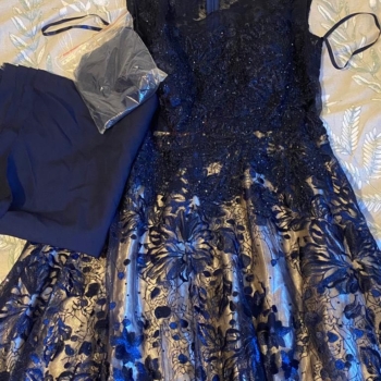 Navy blue dress