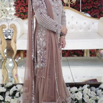 pink heavyasain wedding suit