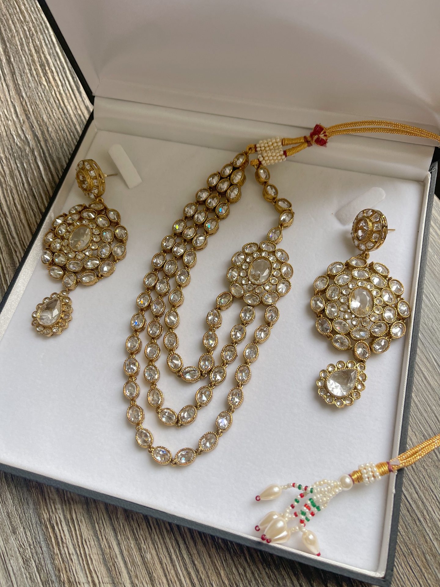 Deeya Jewellery Gold plated Bridal set
