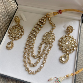 Deeya Jewellery Gold plated Bridal set