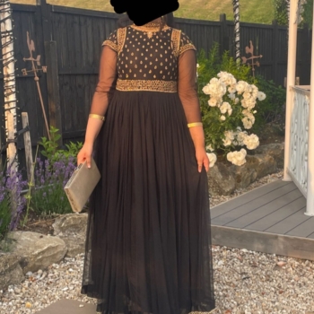 Black and Gold Pakistani/ Indian dress