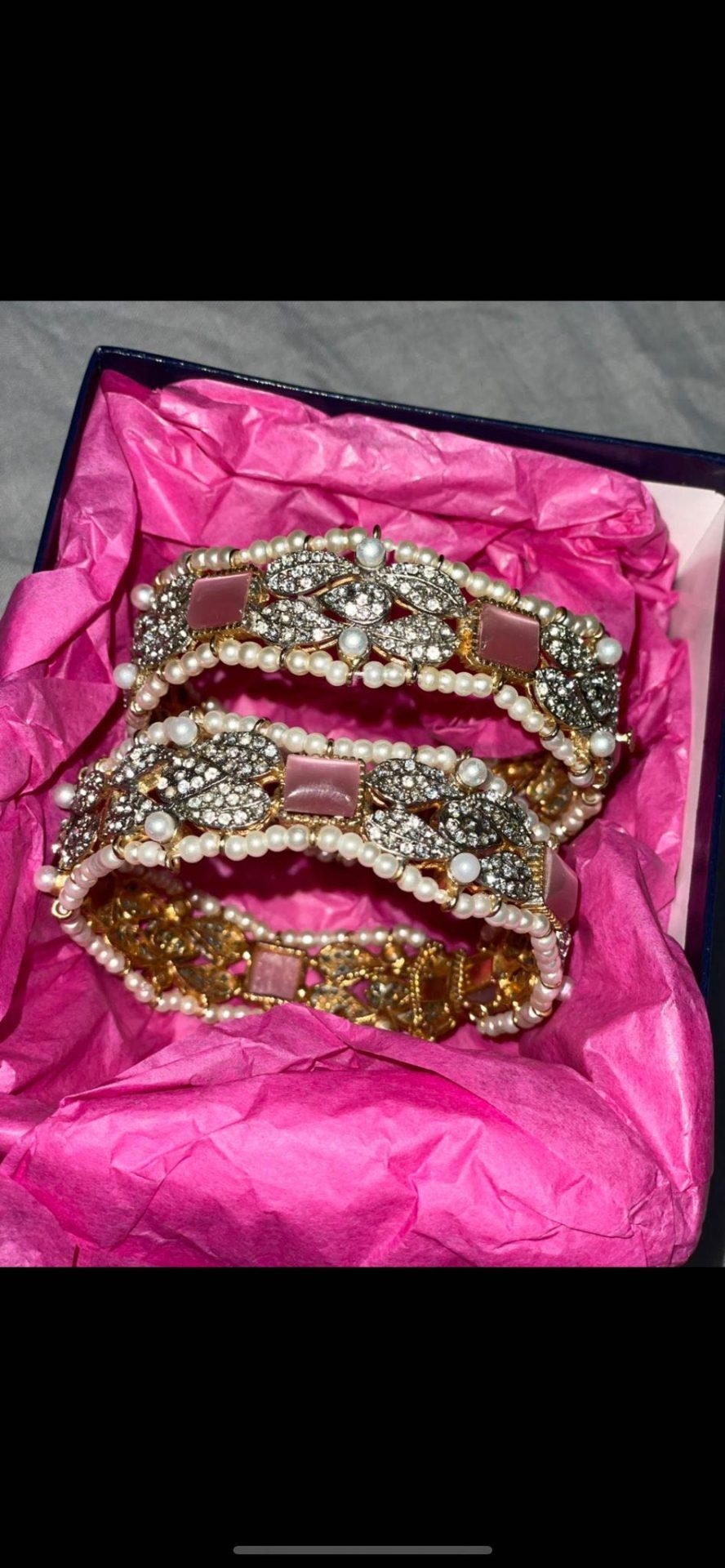 Asian Pakistani bridal jewellery set blossoming gems